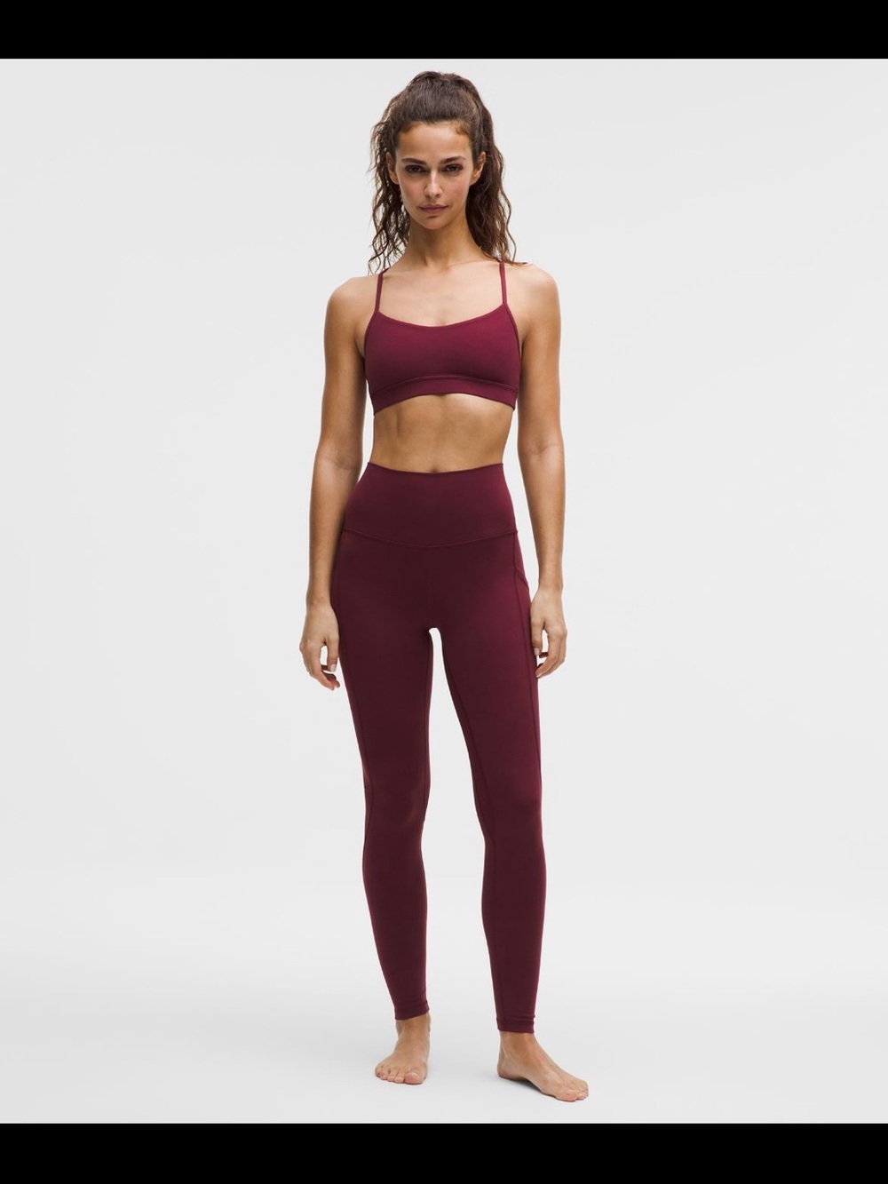 Lululemon Align Leggings 25” in Garnet